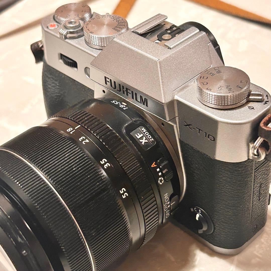 Fujifilm X-T10 ミラーレスカメラ 18-55mmレンズ付き