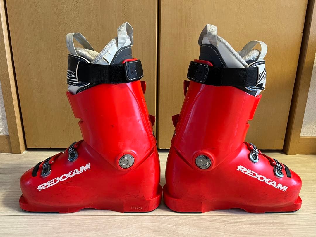 REXXAM Power MAX 90 23.0cm 女性用 スキー ブーツ 赤