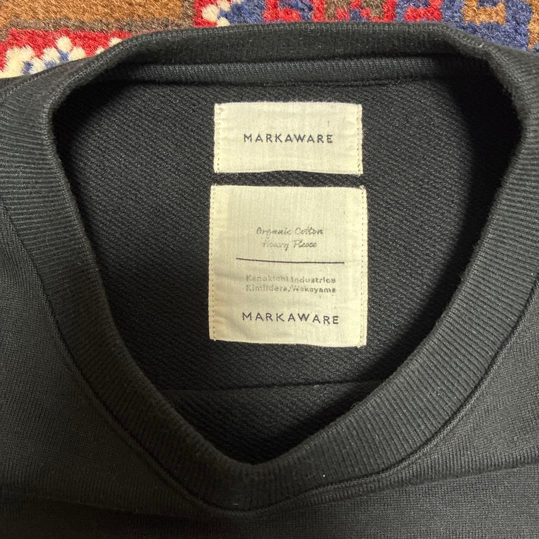 MARKAWARE オーガニックコットン ブラックスウェット