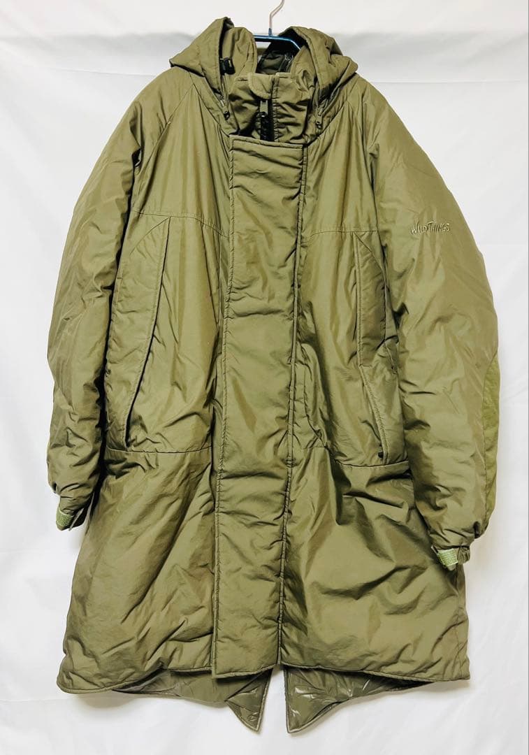 【美品】WILD THINGS×ナノユニバース 別注 モンスターパーカー　カーキ