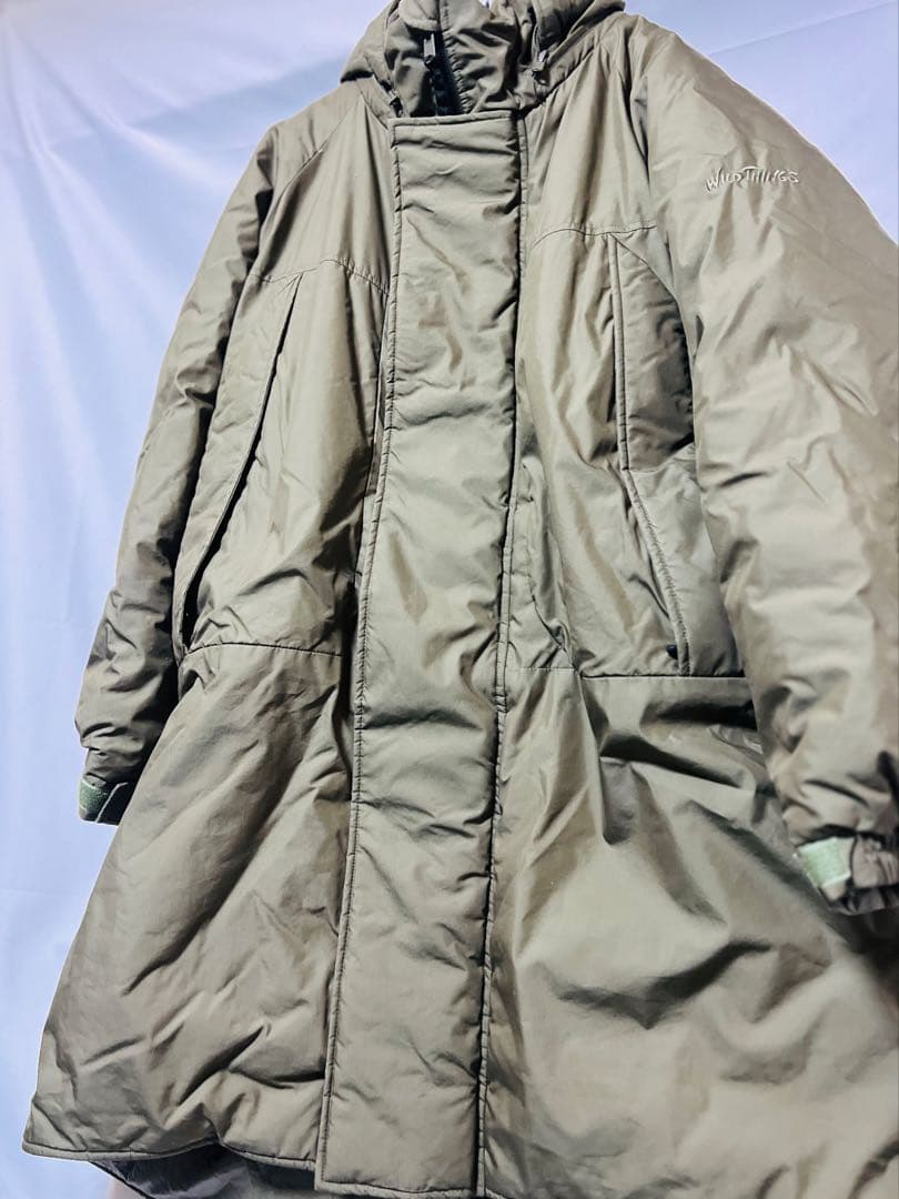 【美品】WILD THINGS×ナノユニバース 別注 モンスターパーカー　カーキ