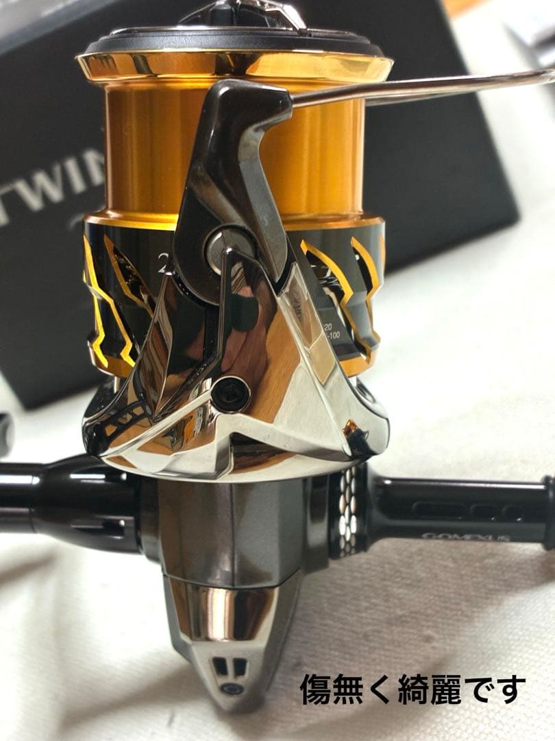 【極美品】シマノ リール 20ツインパワー2500SHG【ダブルハンドル仕様】