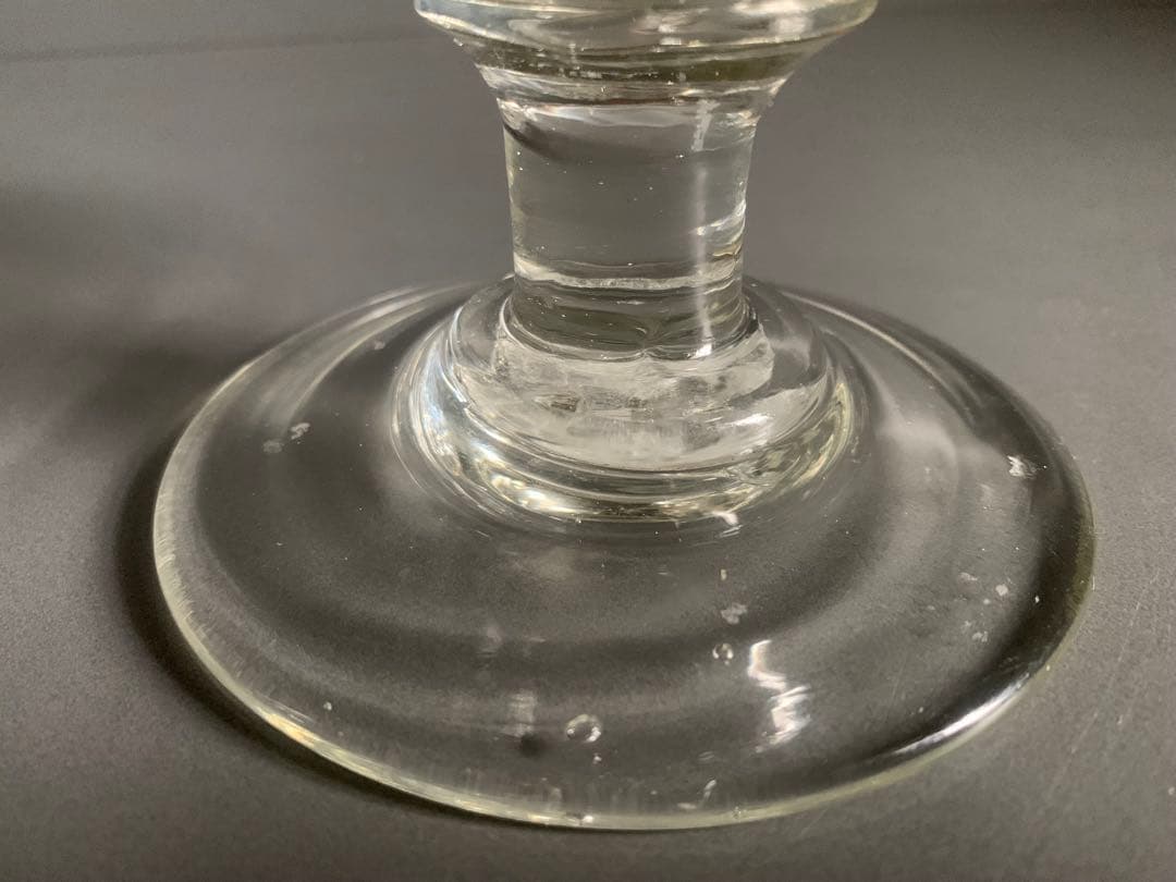 剣先 蓋付 ガラス瓶 ウランガラス 戦前 駄菓子瓶 気泡硝子 脚付 キャニスター