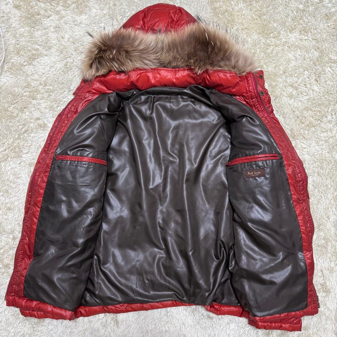 美品✨ ポールスミスコレクション　ファーダウン　2way 光沢　y2k