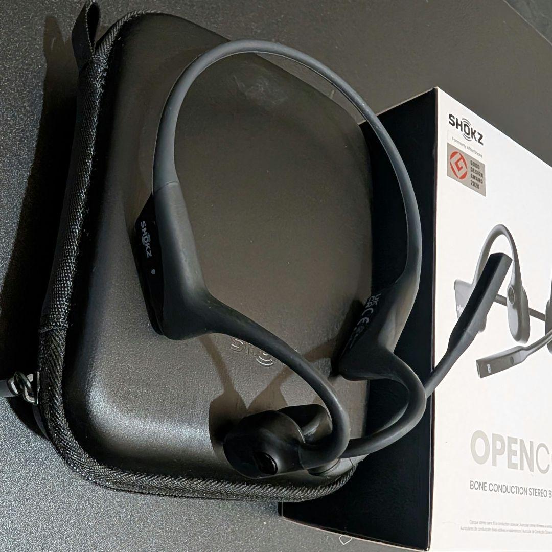 【美品】SHOKZ OPENCOMM 骨伝導ヘッドセット