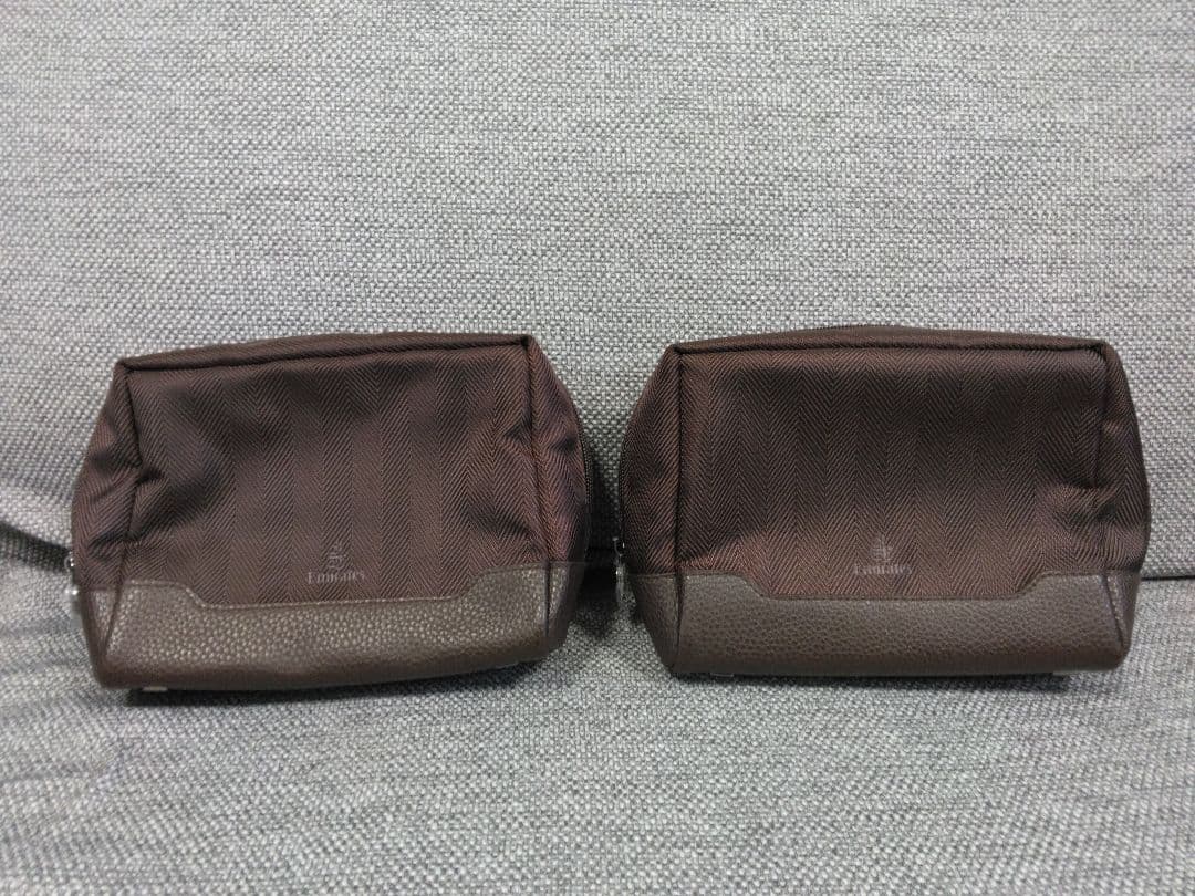 【BVLGARI】 エミレーツ航空　ビジネスクラス　ポーチ 5個