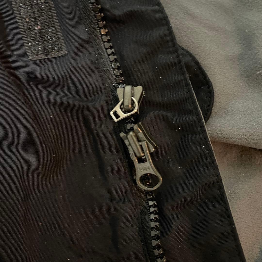 Burtonバートンスキーウェアスノーボードジャケット紺ネイビー灰色グレー刺繍