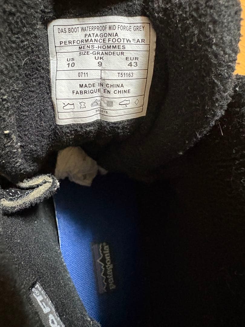 PatagoniaパタゴニアブーツDas Boot Waterproof Mid