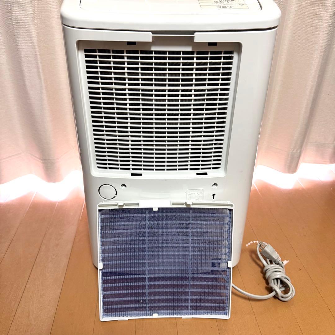 【動作品】MITSUBISHI 三菱 除湿機 衣類乾燥機 MJ-18HGX-W