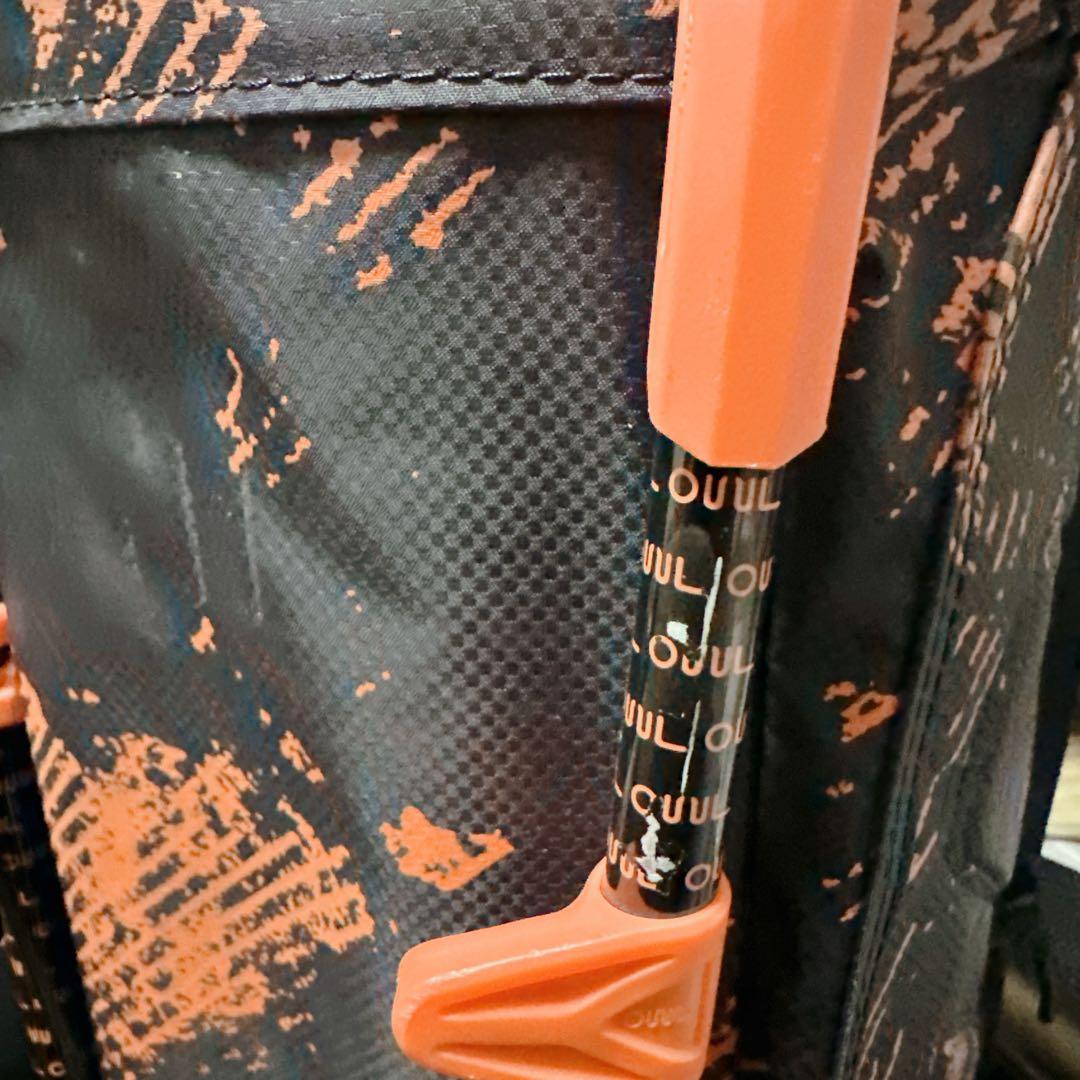 未使用級 OUUL オウル スタンド式 軽量 キャディバッグ 9型 4分割