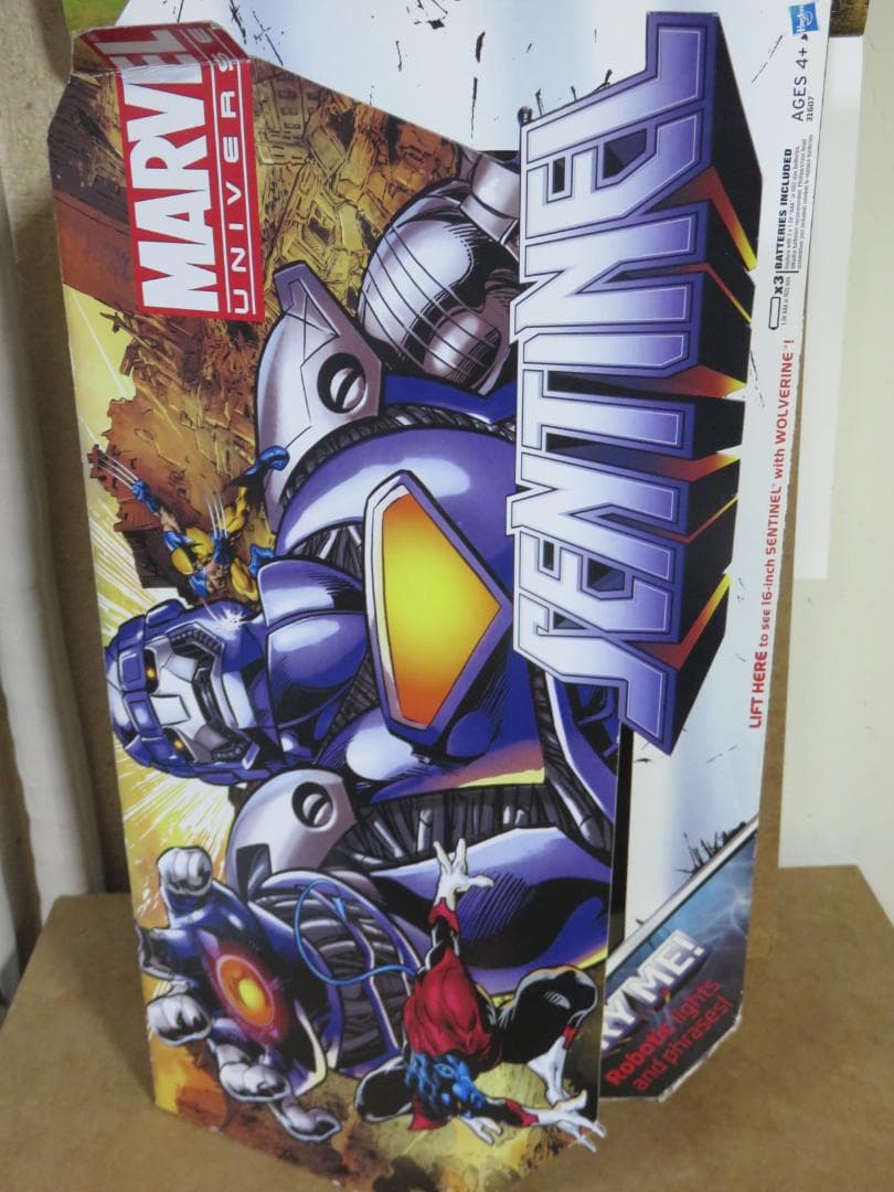 ふ*み様 中古品　X-MENウルヴァリン マーベルユニバース　センチネル　全高４