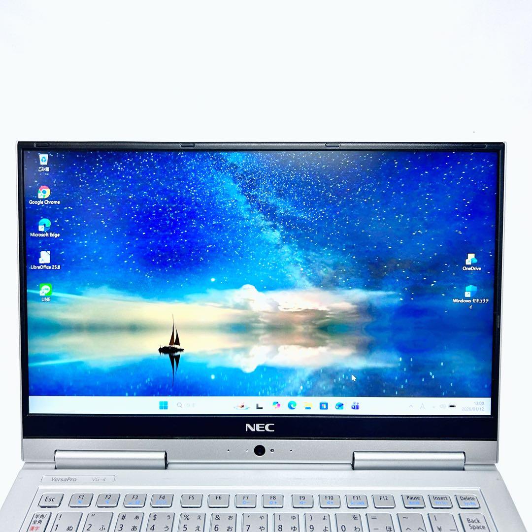 【2in1・バッテリー超良好】NEC｜タッチ対応・Core i5・SSD搭載