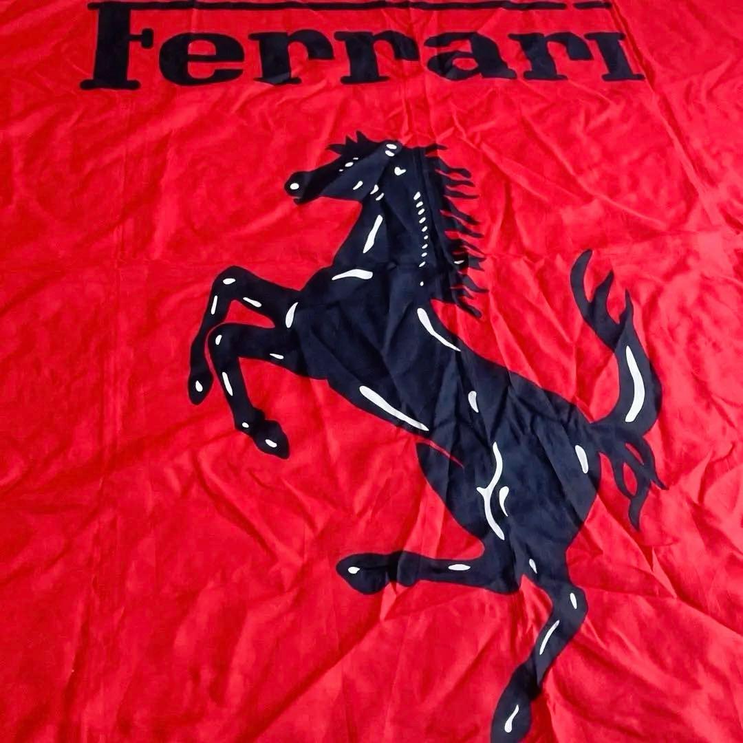 Ferrari フラッグ 赤 馬のロゴ 約150センチ✖️130センチ