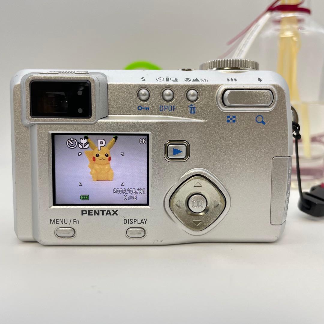 スマホ転送OK✨PENTAX Optio 555✨動作確認済 CCD デジカメ♪