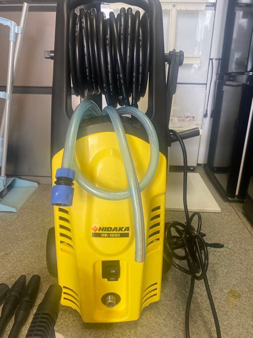 ヒダカHIDAKA 高圧洗浄機 HK-1890 東日本仕様50Hz 付属品セット