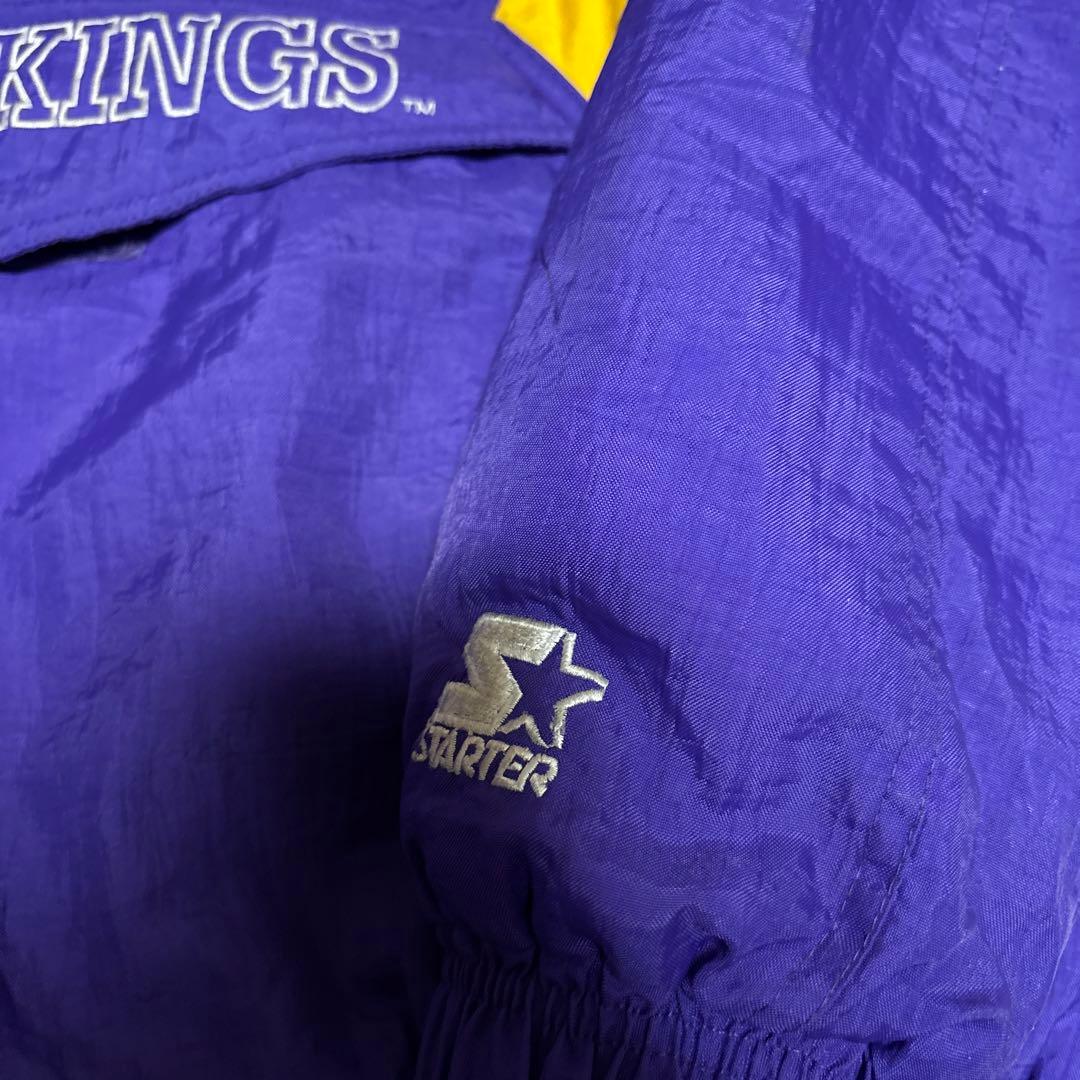 90's スターターSTARTER NFL 中綿スタジアム　バイキングス　XL