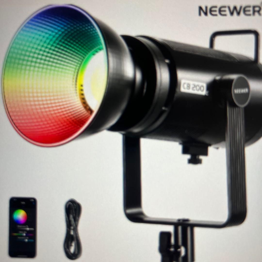 NEEWER CB100C 130WRGB LEBビデオライト2.4G&APP
