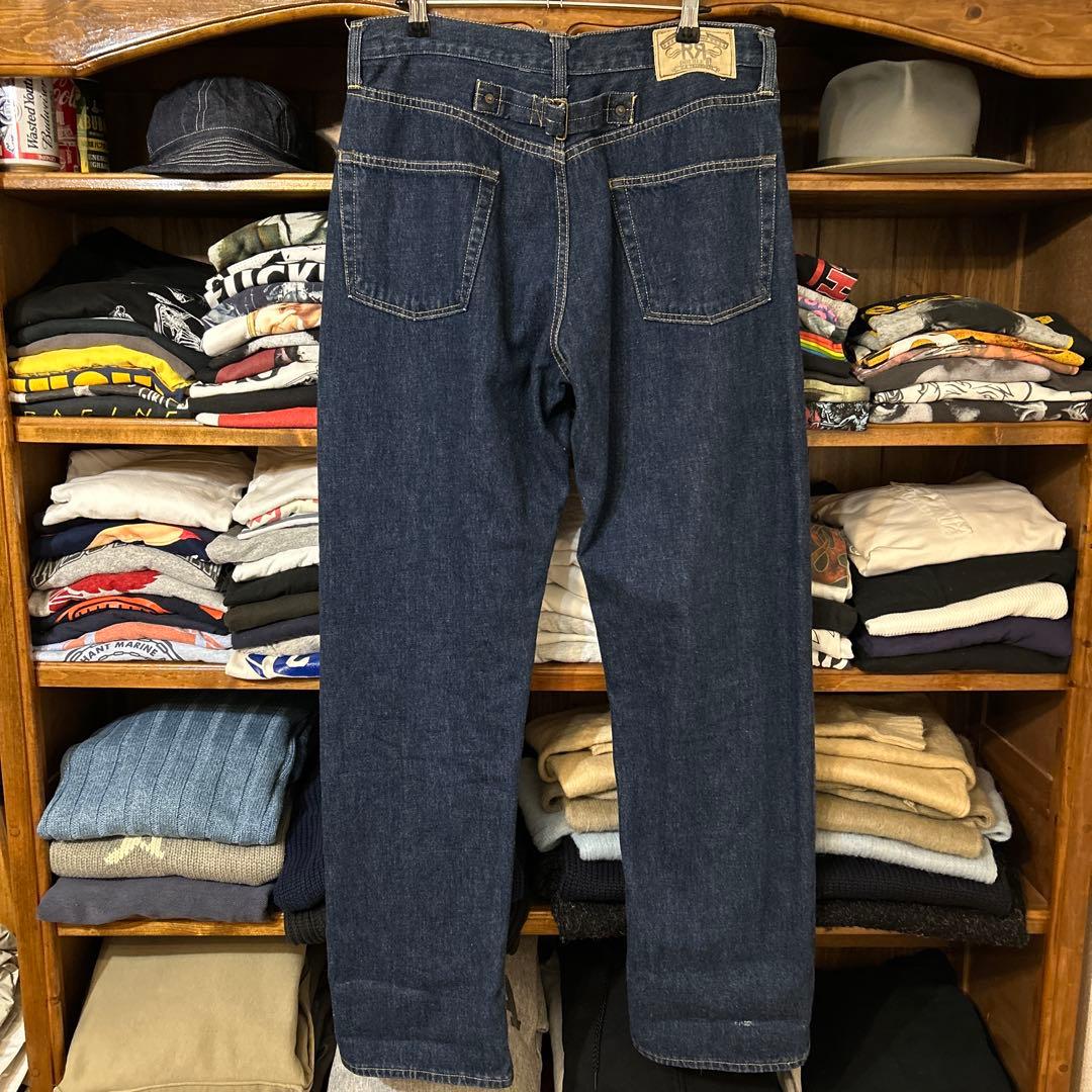 90s USA製 RRL シンチバック　デニムパンツ