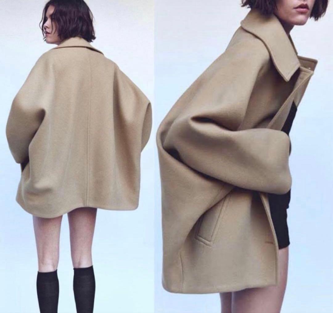 ZARAオーバーサイズショートコート