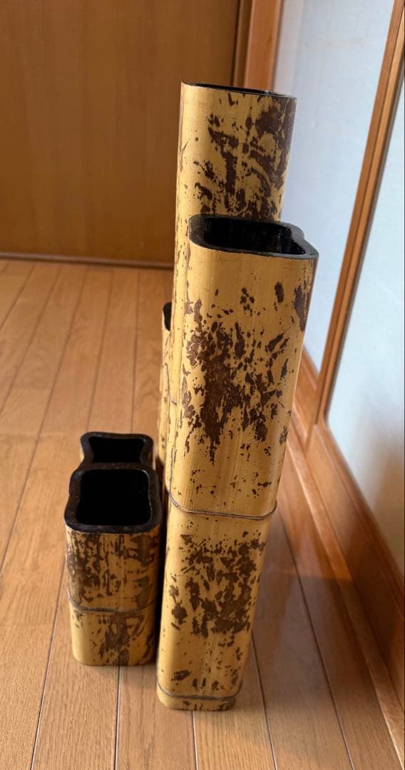 51 角の斑竹の五管セット