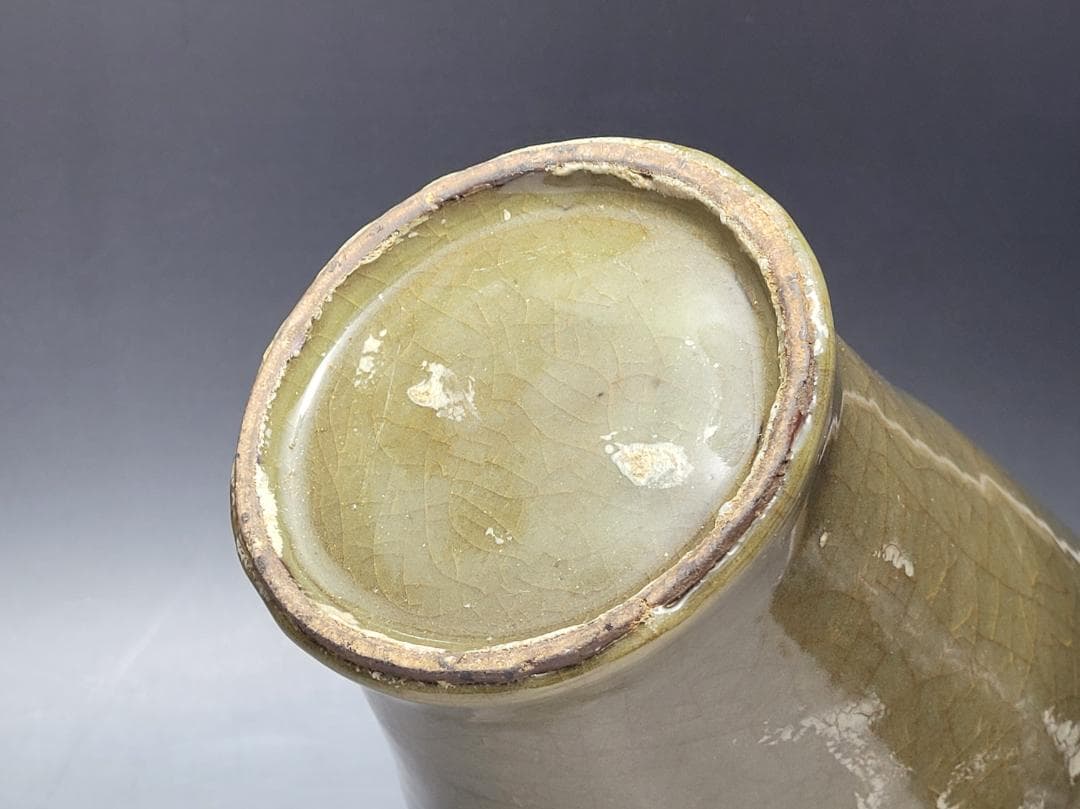 青磁 花瓶 宋元時代 高さ約27.2cm