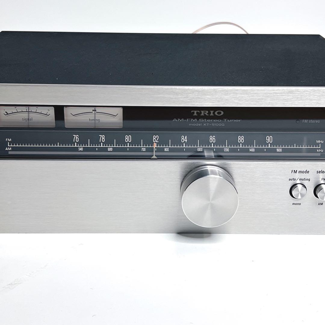 【美品・動作品】 TRIO KT-5100G AM/FM ステレオチューナー