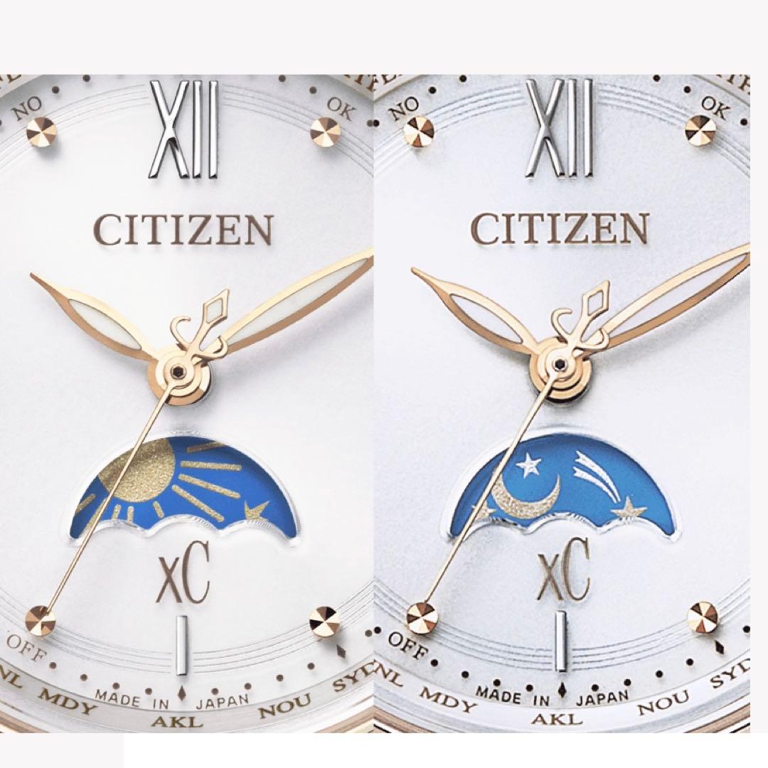 美品稼働 シチズン 腕時計 ダイチコレクション ムーンフェイズ 電波ソーラー