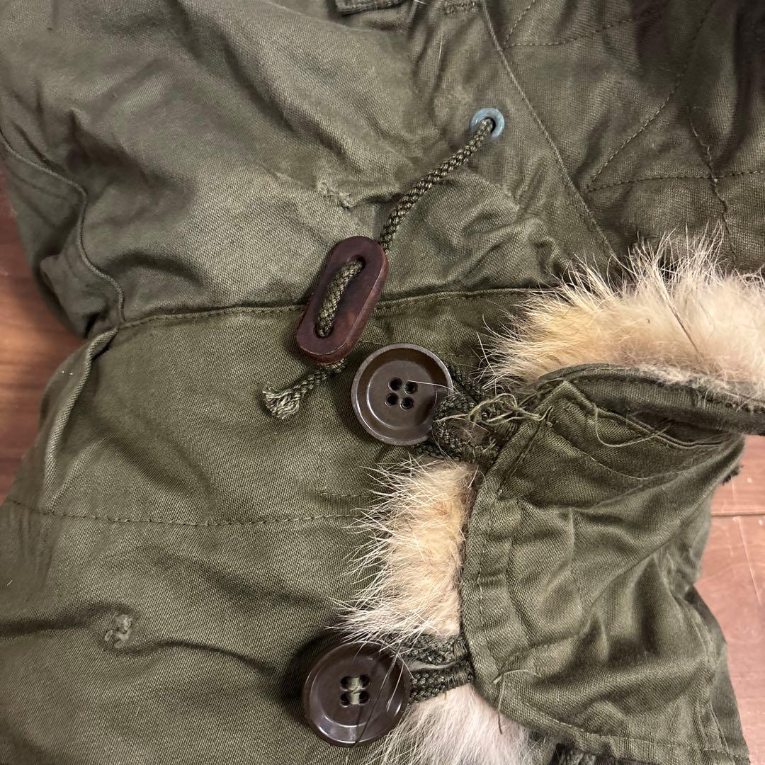 50s 初期型　米軍　実物　M51フード　M1951 PARKA コヨーテファ⑬