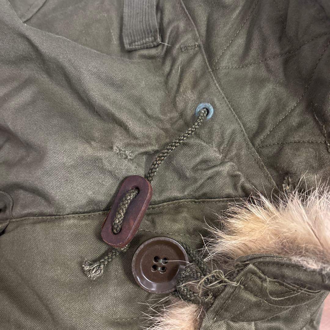 50s 初期型　米軍　実物　M51フード　M1951 PARKA コヨーテファ⑬