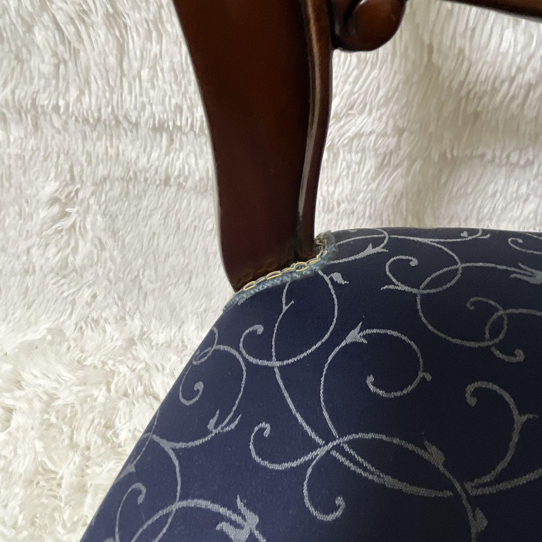 極美品　バルーンバッグ　アンティークチェア　猫脚 　マホガニー　高級　椅子　イス