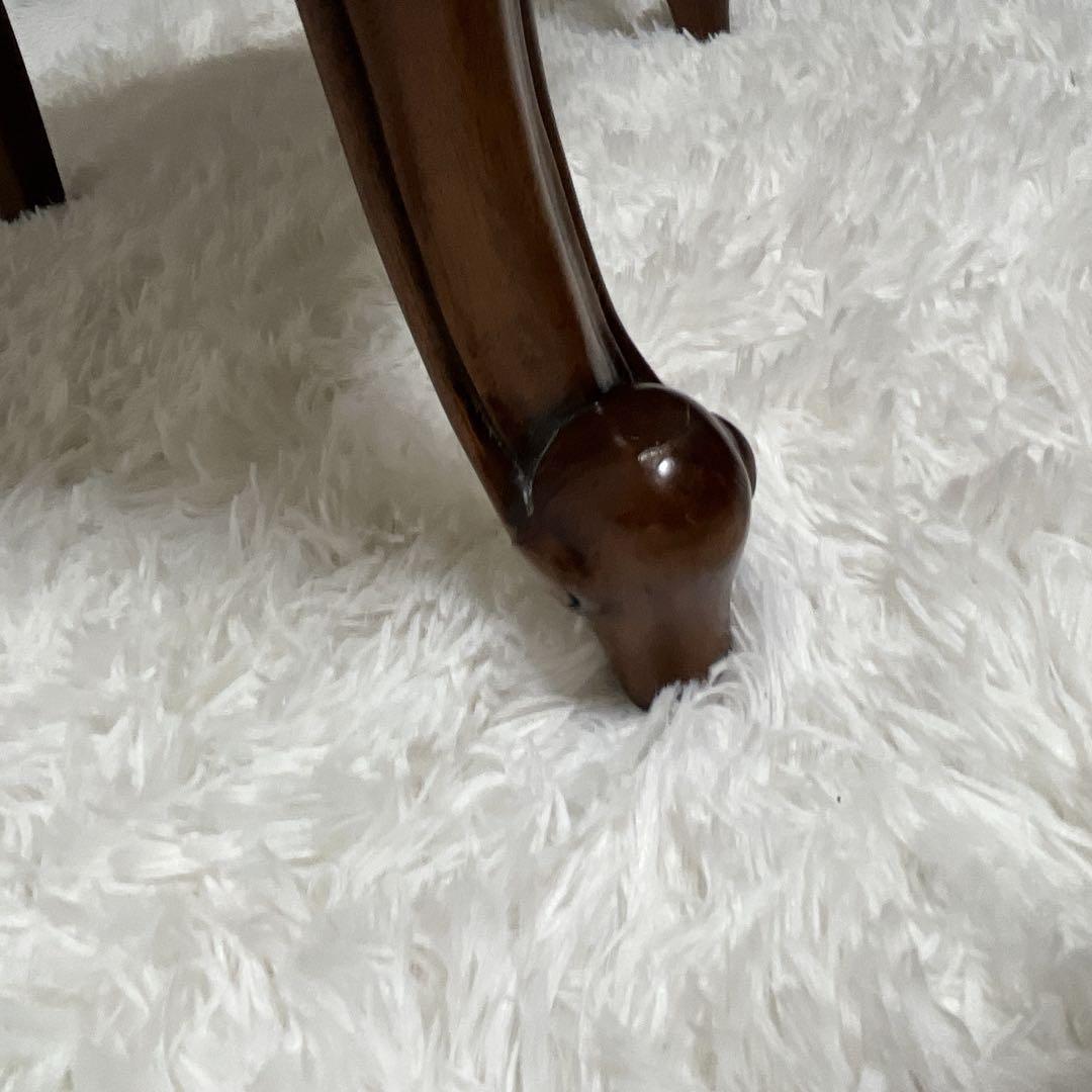 極美品　バルーンバッグ　アンティークチェア　猫脚 　マホガニー　高級　椅子　イス