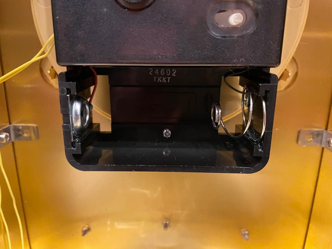 ジャンク品　SEIKO セイコー　QUARTZ クオーツ QF724G 置時計