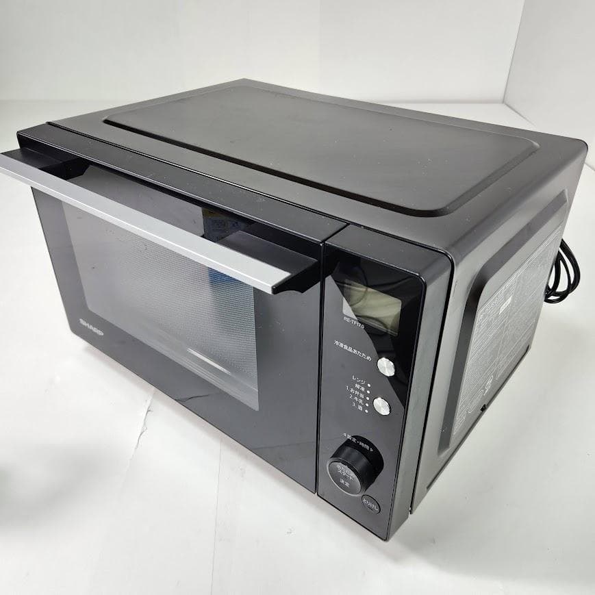 SHARP RE-TF17S-B フラットテーブル電子レンジ ブラック 2020
