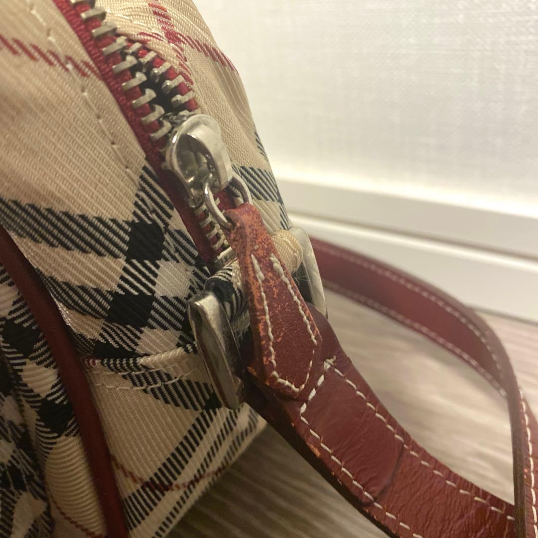 バーバリーブルーレーベル チェック ショルダーバッグ〖美品〗