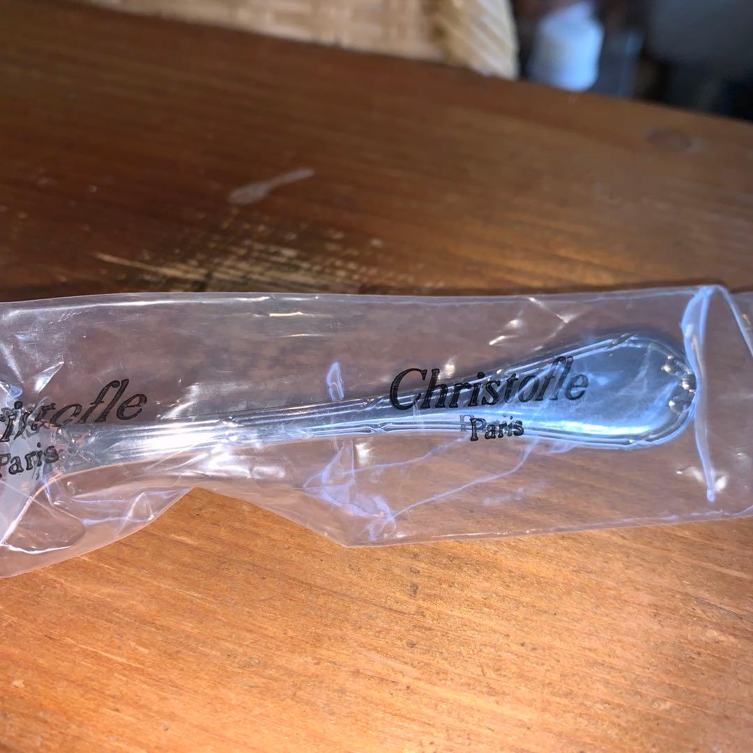 Christofle リュバン　銀スプーン 6本セット 専用ケース付き　未使用