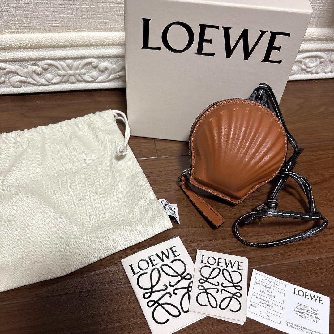 LOEWE かごバッグ シェルポーチ付き