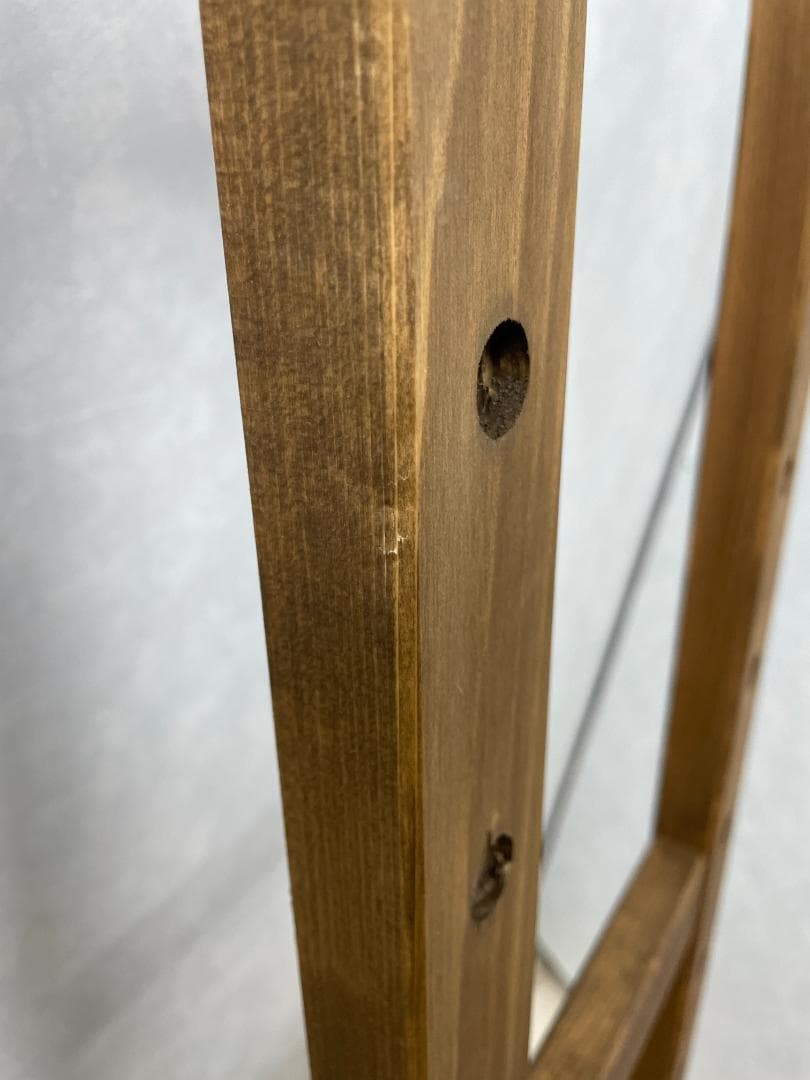 S☆822 国産檜　頑丈突っ張りシェルフ 未使用品