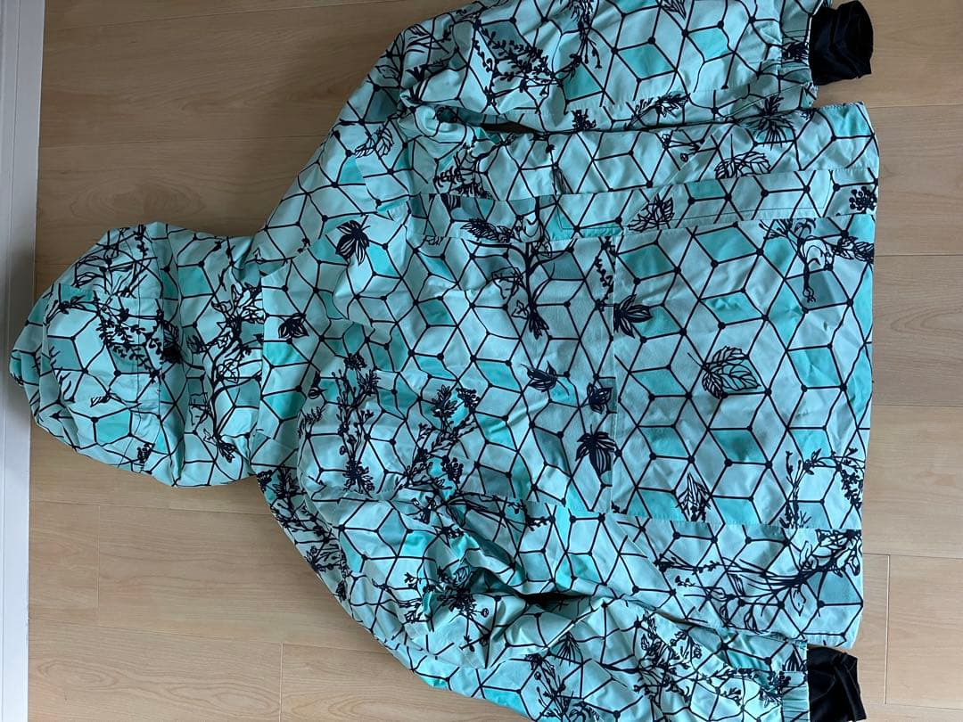 美品 ミズノ デモモデル スキーウェア上下セット メンズ Mサイズ ブルー