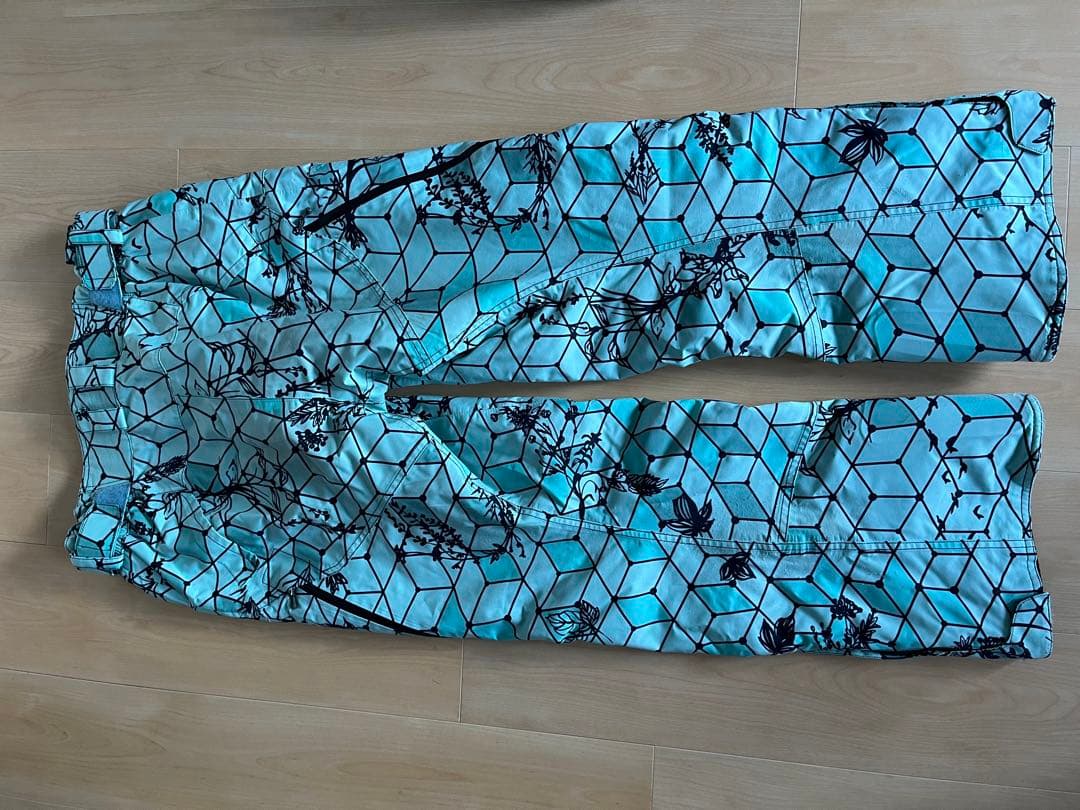 美品 ミズノ デモモデル スキーウェア上下セット メンズ Mサイズ ブルー