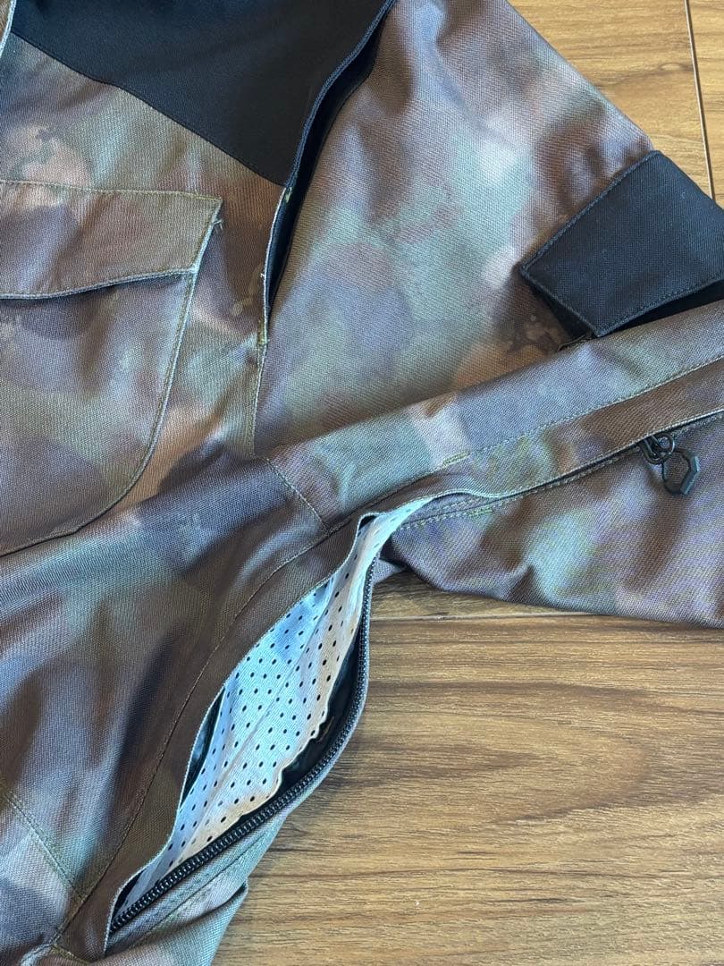 VOLCOM ボルコム スノボウェア 上下セット メンズM ZIPTECH 迷彩