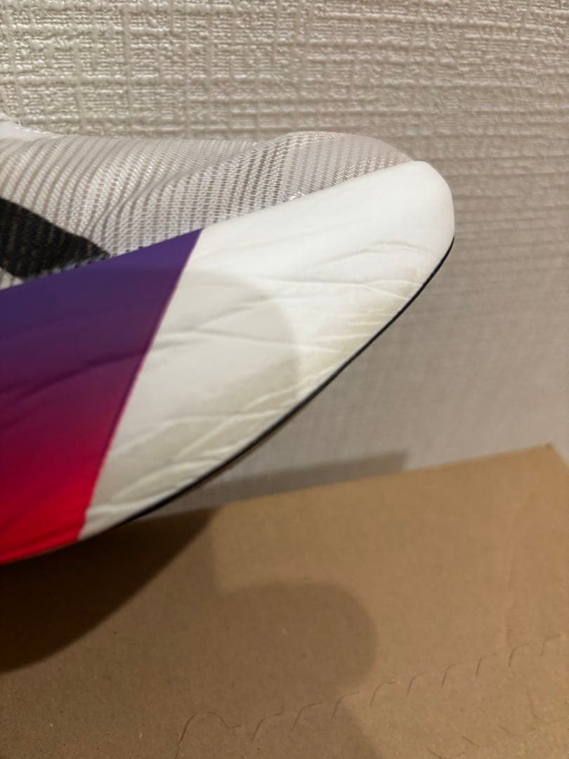 メタスピードレイ　RAY ASICS ランニング ホワイト/ブラック/パープル