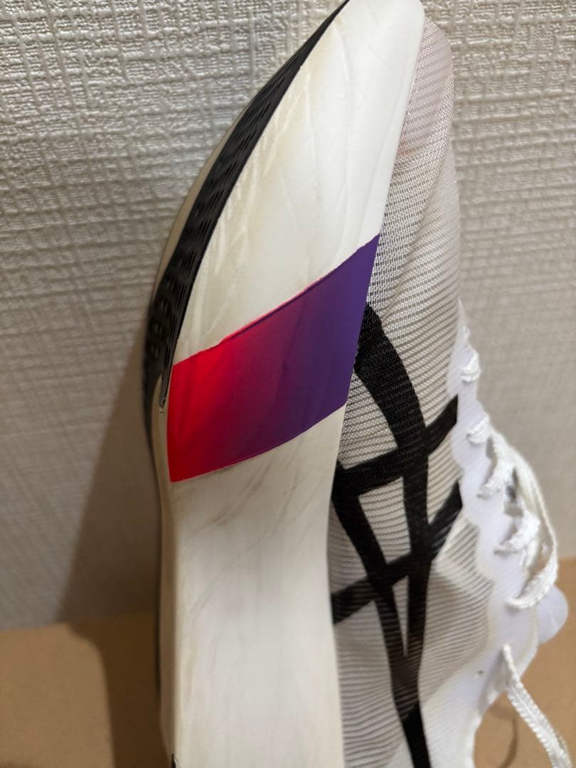 メタスピードレイ　RAY ASICS ランニング ホワイト/ブラック/パープル