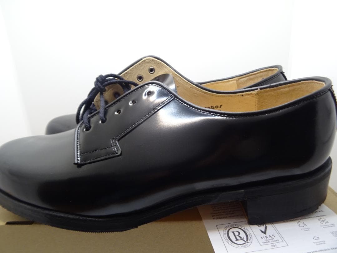 エ*オ様 新品チェコ軍オフィサーサービスシューズポストマンシューズ28.5cm黒