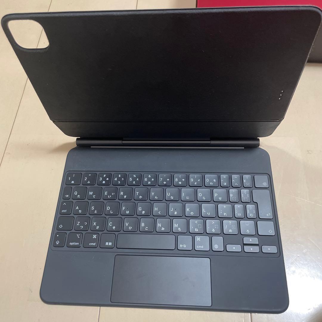 第四世代iPad Air 用 グレー キーボード付きケース