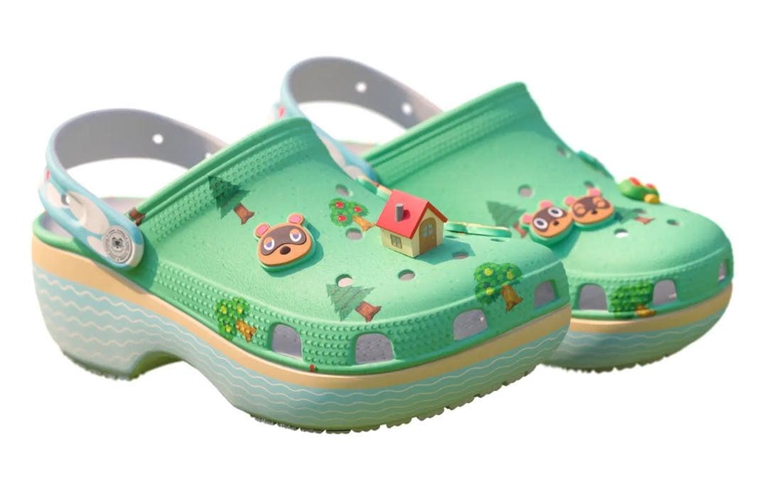 どうぶつの森 プラットフォーム クロッグ crocs クロックス 24 完売品