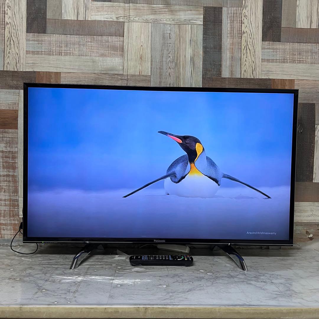 即日受渡❣️全国送料込パナソニック43型4K液晶テレビネット動画アプリ搭載