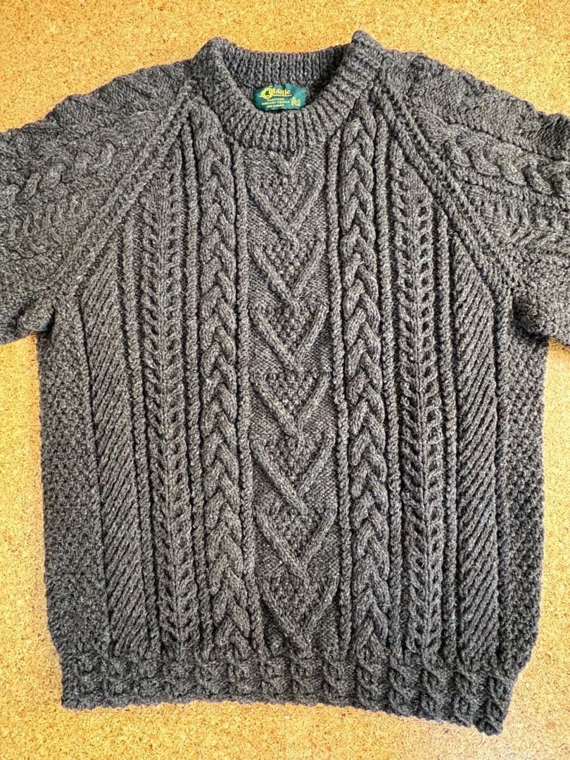 O’Mailleオモーリャ　ハンドニット アランセーター　1995年購入