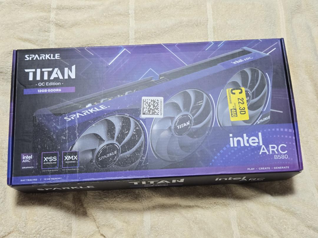 SPARKLE intel ARC B580/12G グラフィックボード