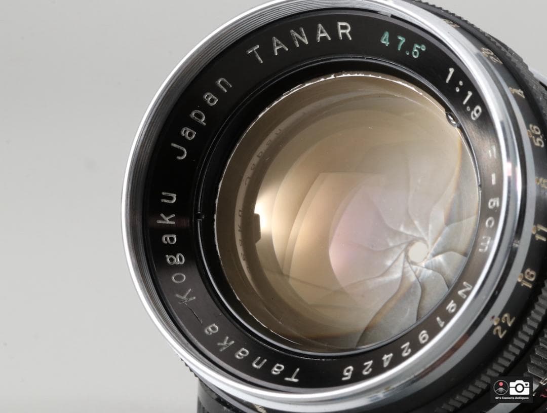 希少Tanaka kogaku Tanar 5ｃm F/1.9 ライカＬ３９
