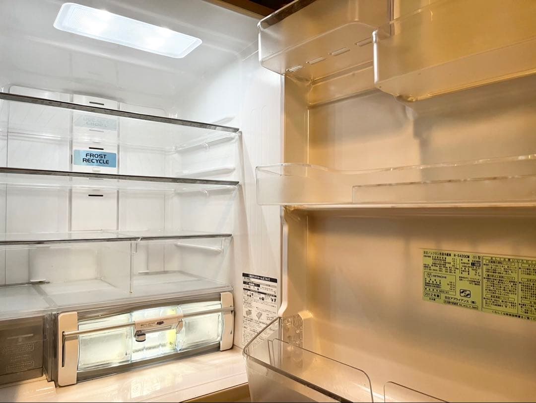 日立　冷凍冷蔵庫：5ドア 定格内容積415L（R-S420CM）（T）型